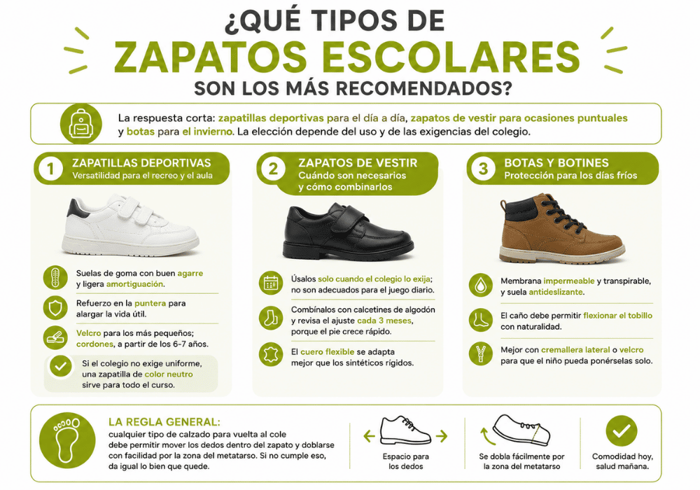 Calzado para vuelta al cole: modelos cómodos para niños 1